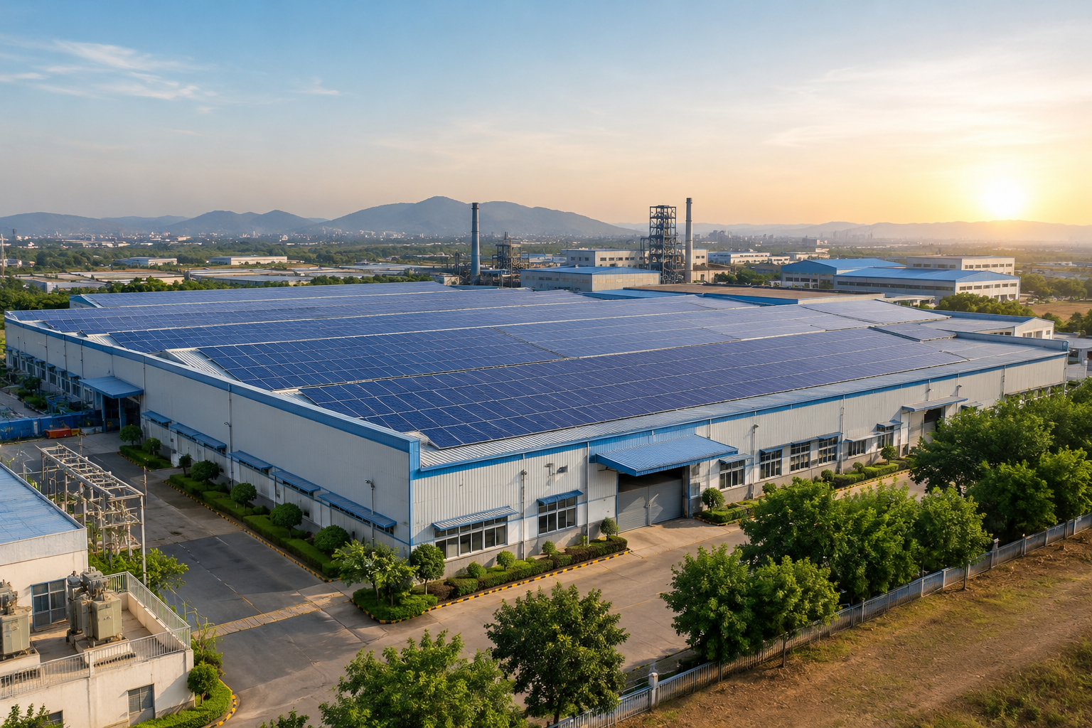 G S ALLOYS & CASTING Industrial Solar Installation